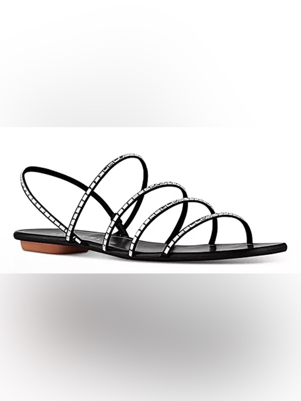 Aquazzura Women's Mistica Flat Sandals size 37.5 BNIB
